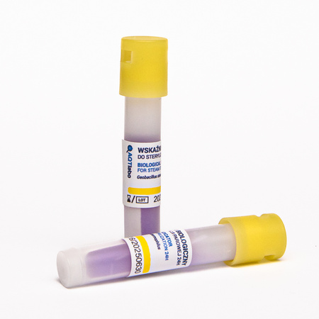 Wskaźnik biologiczny ampułkowy do sterylizacji parowej 24h AQTlabo
